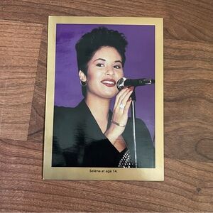 Selena Quintanilla Double Sided Photo Card
